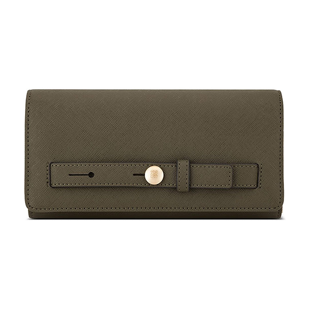 Billetera Nine West SLG Phone Clutch Wilda Dark Olive