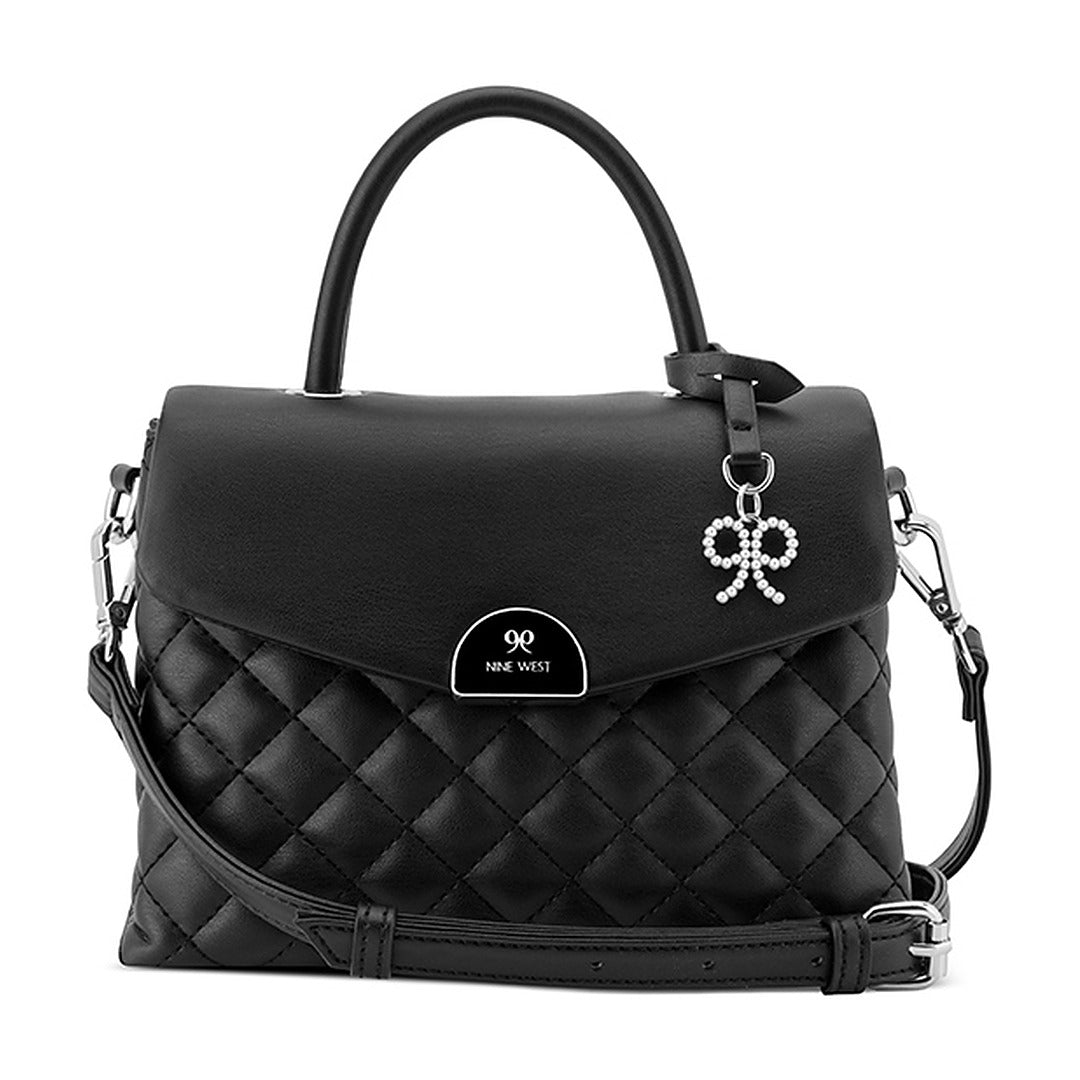 Cartera Nine West Top Handle Flap Clarimond Black