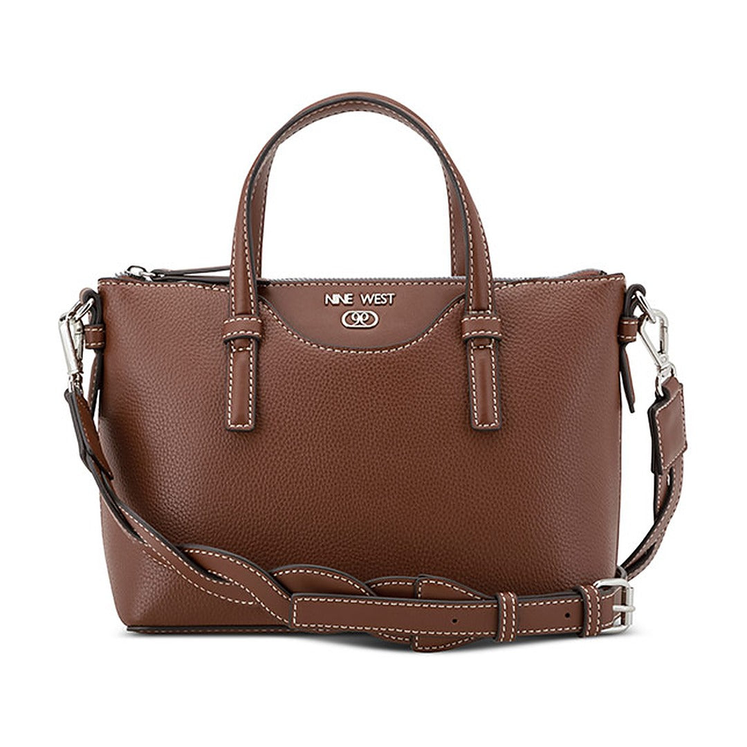 Cartera Nine West Small Satchel Eulalia Chestnut