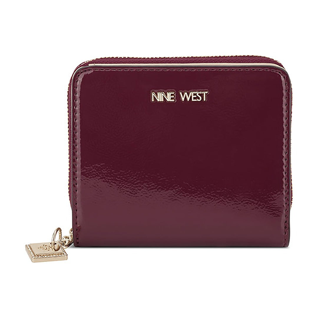 Billetera Nine West SLG Small Zip Around Kristina Claret