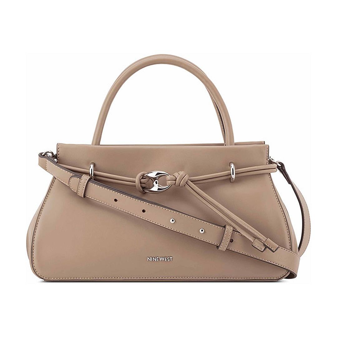 Cartera Nine West Satchel Alauna Latte