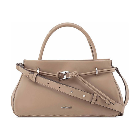 Cartera Nine West Satchel Alauna Latte