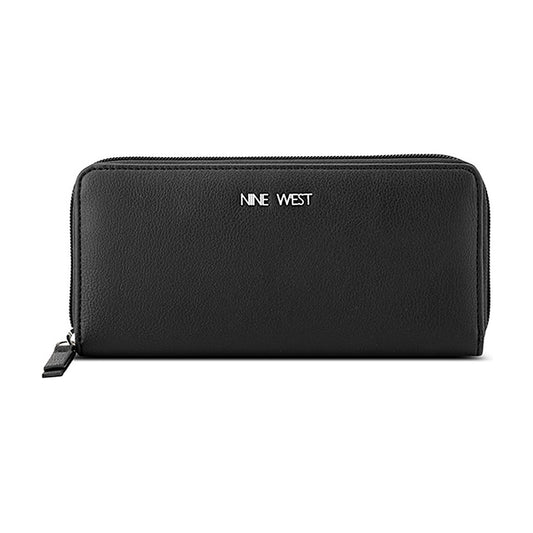 Billetera Nine West SLG Boxed Large Zip Around Norah Black