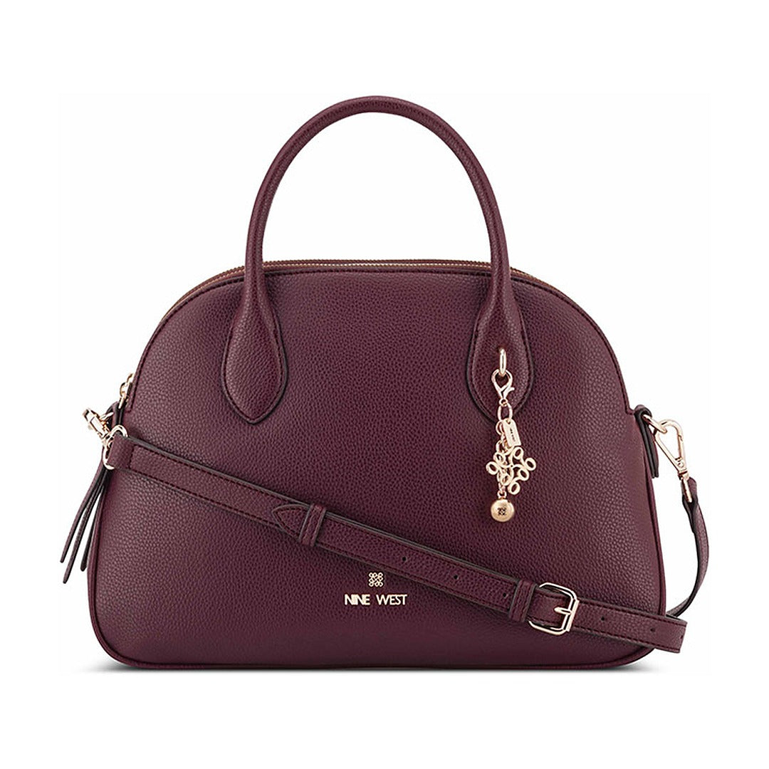 Cartera Nine West Dome Satchel Calianna Boysenberry