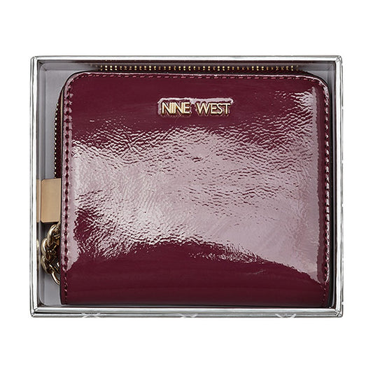 Billetera Nine West SLG Boxed Small Zip Around Kristina Claret