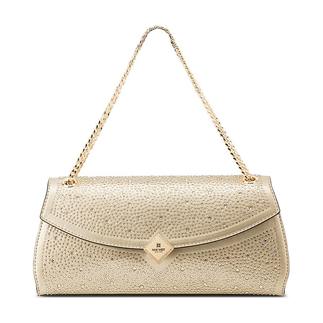 Cartera Nine West Flap Shoulder Bag Kristina Platino