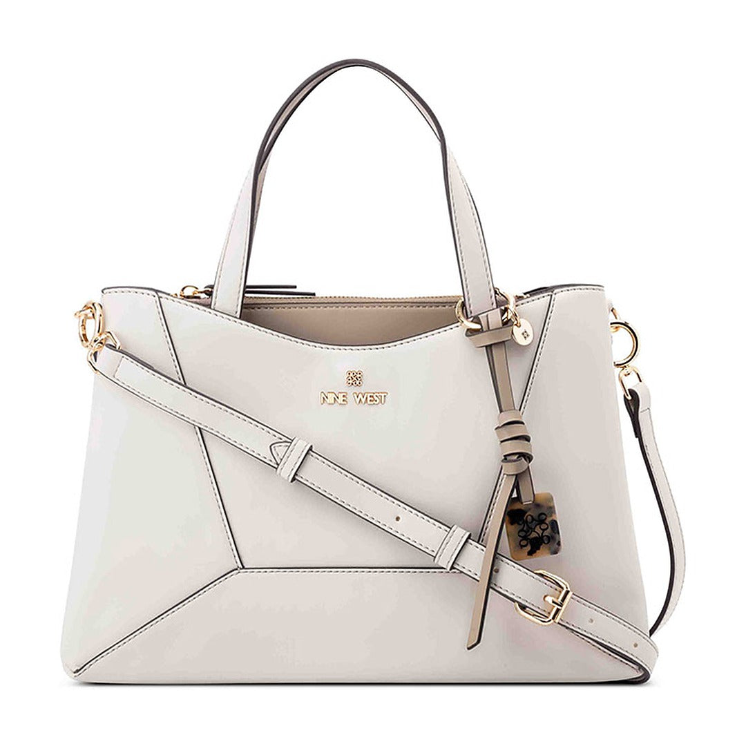 Cartera Nine West Satchel Zoey Milk/Pumice