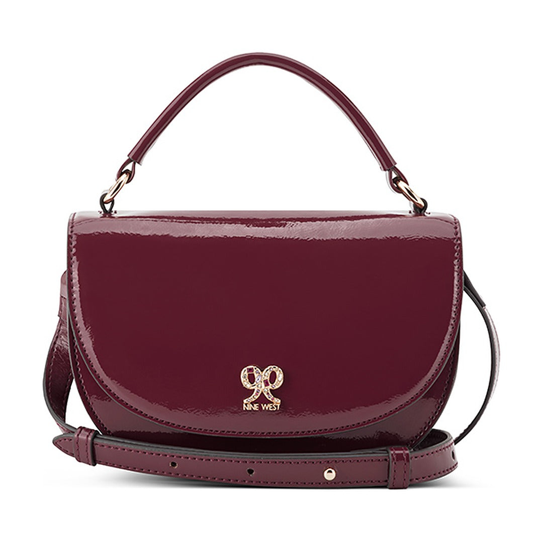 Cartera Nine West Mini Top Handle Anastasia Claret