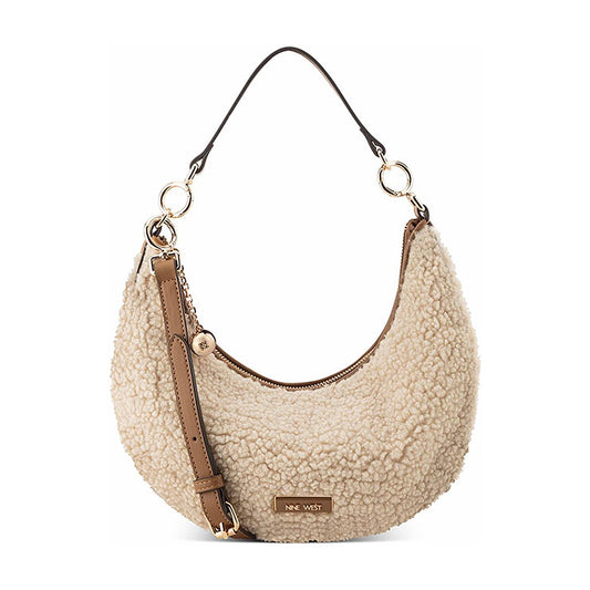 Cartera Nine West Convertible Shoulder Bag Brantlee Beige/Toffee