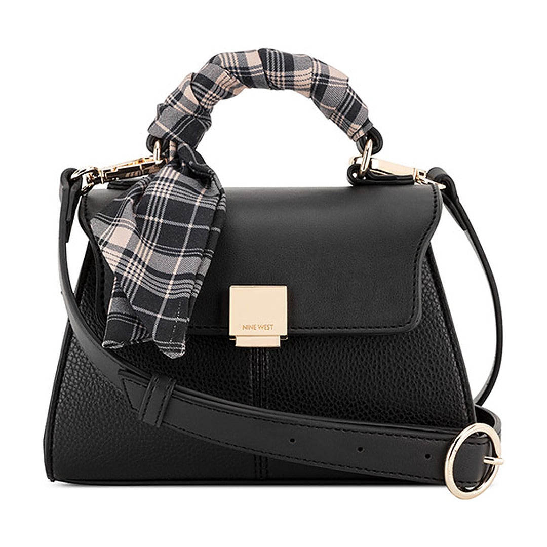 Cartera Nine West Mini Top Handle Flap Prynn Black