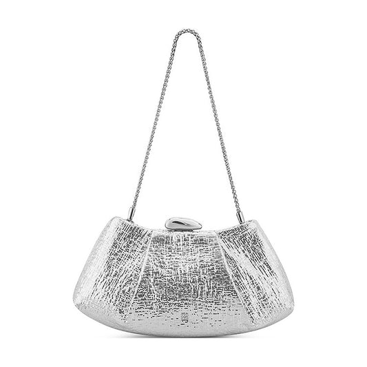 Cartera Nine West Small Clutch Sawyer Silver