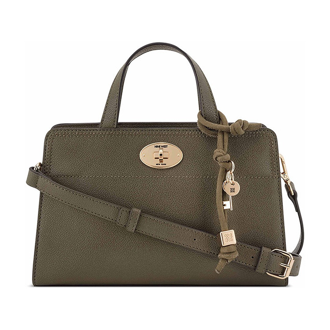 Cartera Nine West E/W Satchel Khora Dark Olive