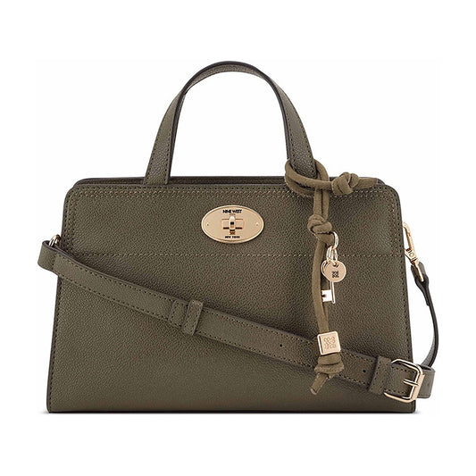Cartera Nine West E/W Satchel Khora Dark Olive