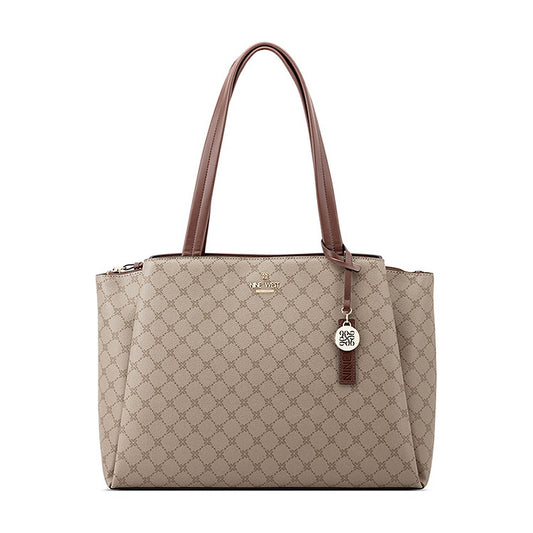 Cartera Nine West Tech Tote Luela New Khaki/Chestnut
