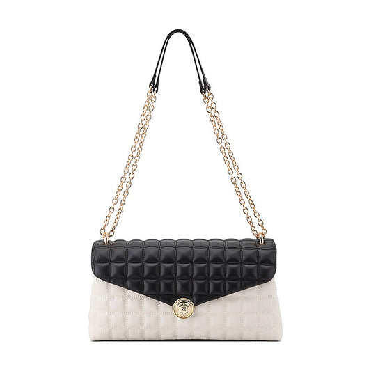 Cartera Nine West Convertible Crossbody Flap Wrenly Black/Milk