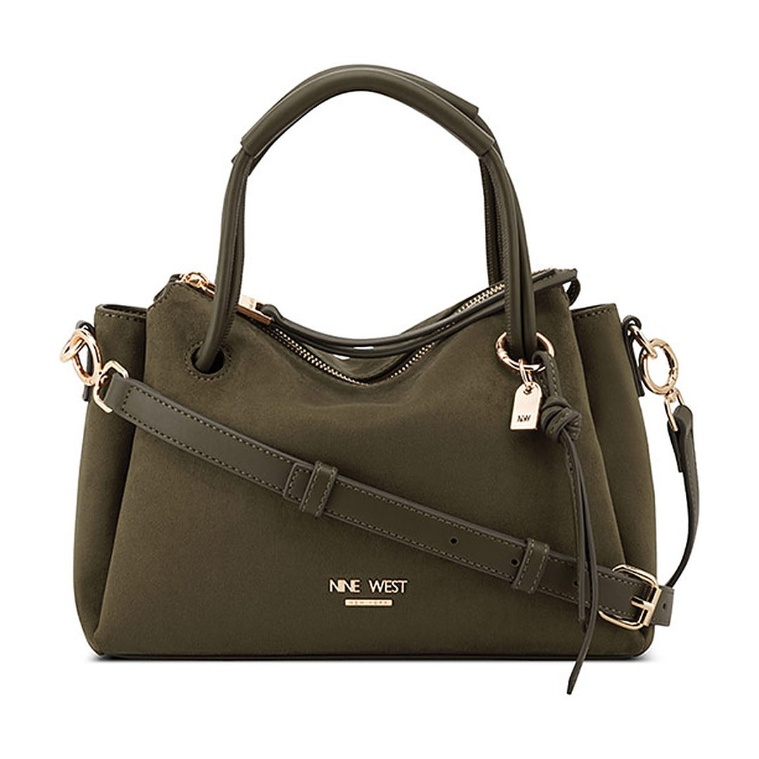 Cartera Nine West Satchel Renan Dark Olive