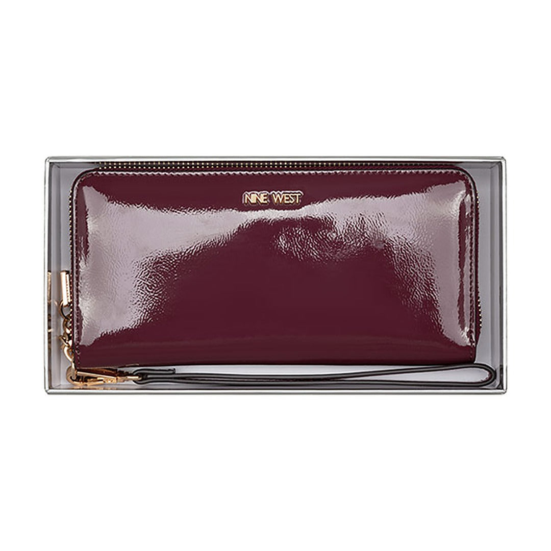 Billetera Nine West SLG Around Wristlet Wallet Kristina Claret