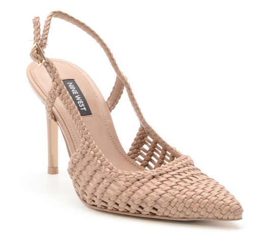 Calzado Tacón Nine West Fresky Medium Natural