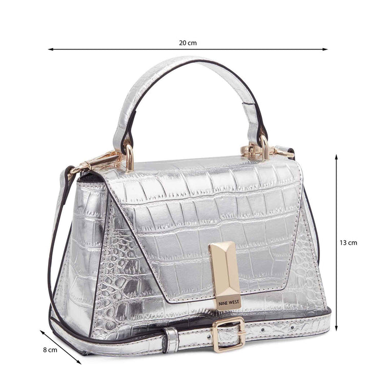 Crossbody Imogen Plateado
