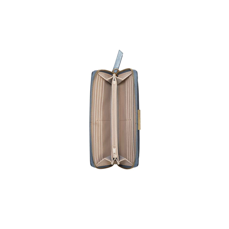Lawson Wristlet Zip Around Celeste