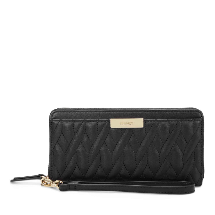 Lawson Zip Arnd Wrstlt Wallet-Black