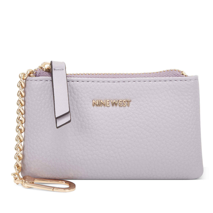 Lawson Key Ring Zip Pouch-Iris