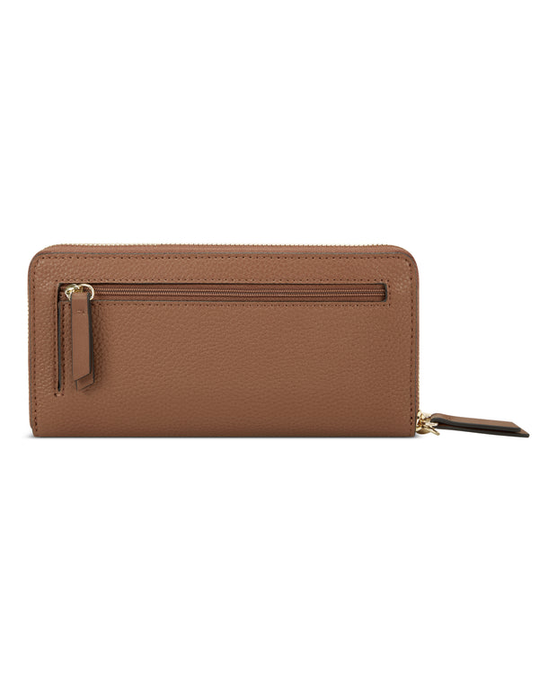 Lawson Zip Arnd Wrstlt Wallet-Saddle Tan