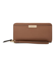 Lawson Zip Arnd Wrstlt Wallet-Saddle Tan