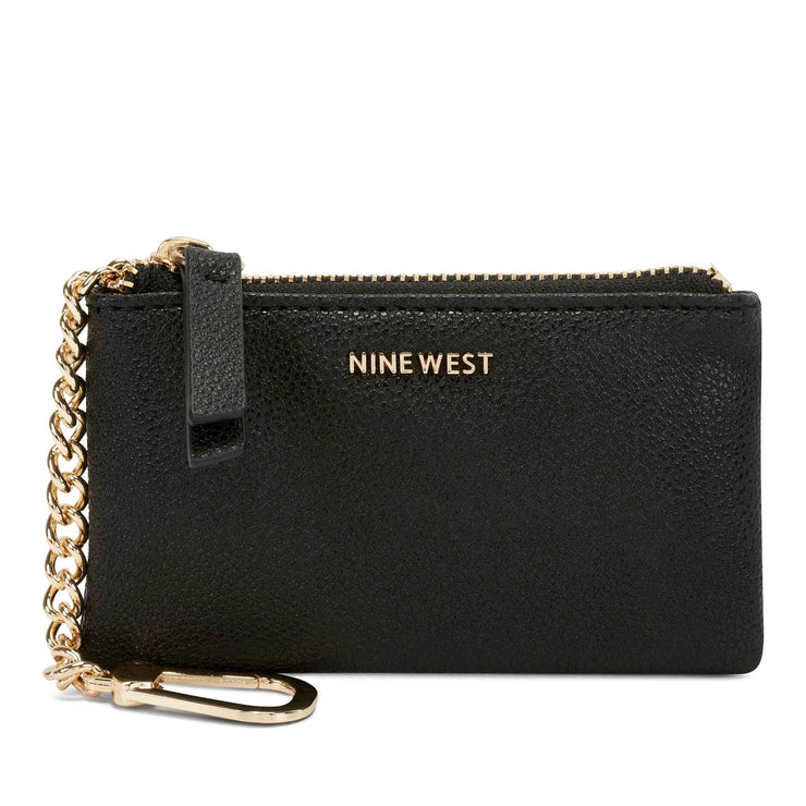 Lawson Key Ring Zip Pouch-Black