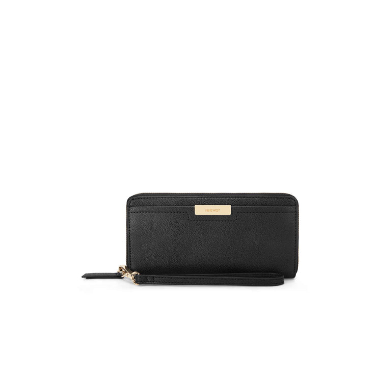 Lawson Wristlet Zip Around Negro